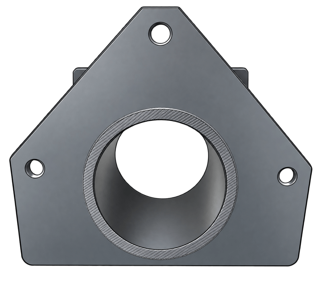 Heavy duty steel compaction tube.