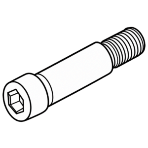 Shoulder Bolt, 3/4-10 UNC x 2″ LG.